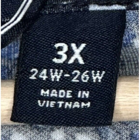 Land's End Womens Blouse Long Sleeve Pullover Cowl Neck Stretch Blue Size 3X - Picture 6 of 12